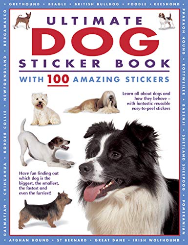 Beispielbild fr Ultimate Dog Sticker Book: with 100 amazing stickers zum Verkauf von WorldofBooks