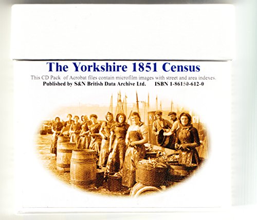 9781861506122: The Yorkshire 1851 Census | CD Rom Box Set