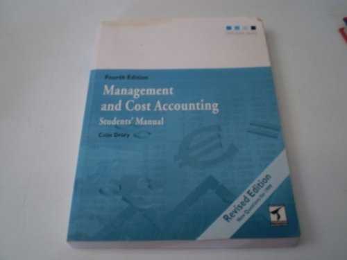 9781861520036: Management and Cost Accounting