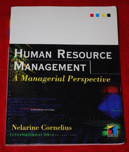 Imagen de archivo de Human Resource Management: A Managerial Perspective a la venta por WorldofBooks