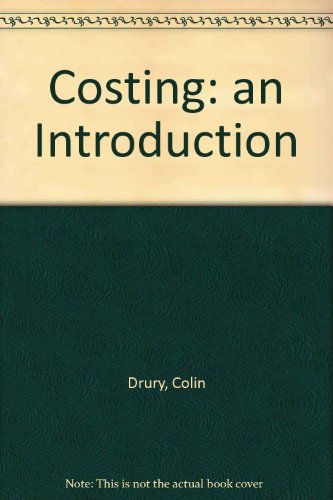 Beispielbild fr Costing: an Introduction zum Verkauf von WorldofBooks