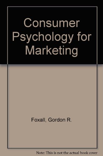 9781861522382: Consumer Psychology for Marketing