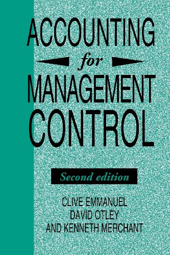 9781861522726: Accounting for Management Control