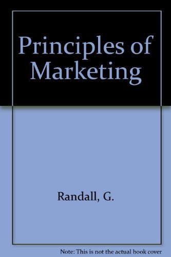 Beispielbild fr Principles of Marketing (Routledge Series in the Principles of Management) zum Verkauf von AwesomeBooks