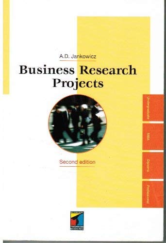 Beispielbild fr Business Research Projects (2nd Edition) zum Verkauf von WorldofBooks