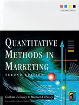 Quantitative Methods in Marketing (9781861524171) by Hooley, Graham J; Hussey, Michael K; Hooley, Graham; Hussey, Michael