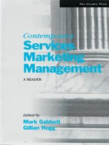 Imagen de archivo de Contemporary Services Marketing Management : A Reader a la venta por Better World Books