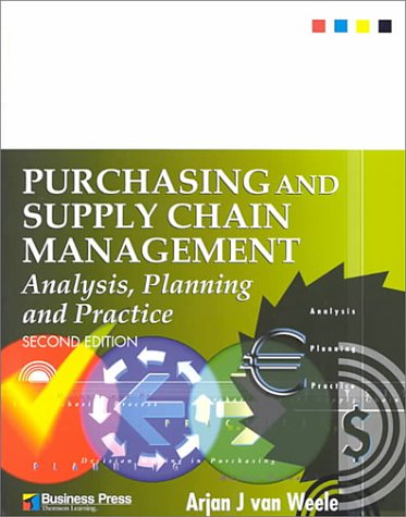 9781861525123: Purchasing and Supply Chain Management: Analysis, Planning and Practice