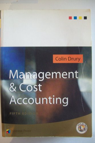 Imagen de archivo de Management & Cost Accounting, 5th edition, a la venta por Wyseby House Books