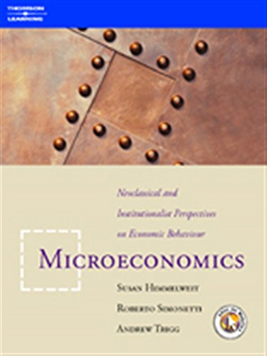 Beispielbild fr Microeconomics: Neoclassical and Institutional Perspectives on Economic Behaviour zum Verkauf von AwesomeBooks