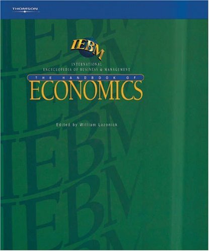 9781861525451: IEBM Handbook of Economics (Iebm Handbook Series)