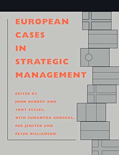 Beispielbild fr European Cases in Strategic Management zum Verkauf von Mispah books