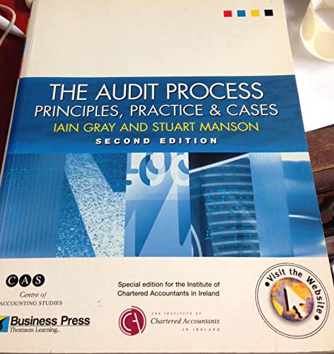 9781861525888: The Audit Process: Principles, Practice and Cases