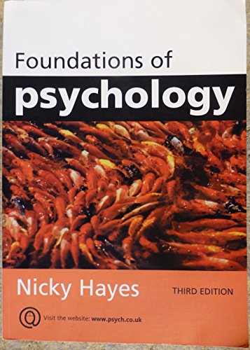 9781861525895: Foundations of Psychology