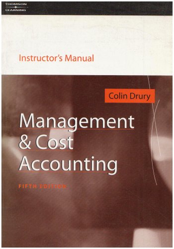 9781861525963: Management and Cost Accounting