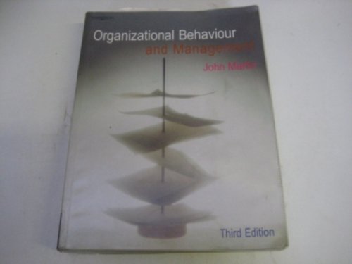 Imagen de archivo de Organizational Behaviour and Management a la venta por WorldofBooks