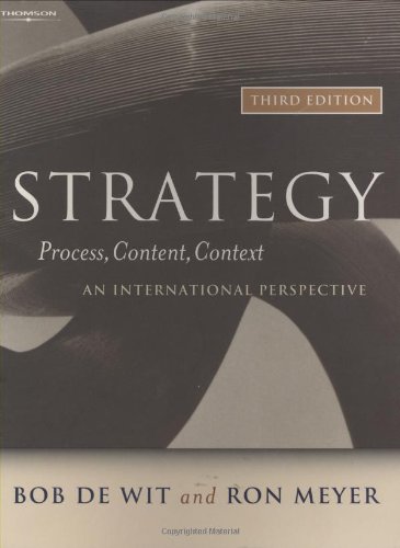 Stock image for Strategy : Process, Content, Context for sale by Better World Books