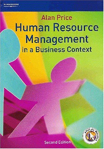 Human Resource Management 4Th Edition By Alan Price