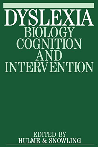 Beispielbild fr Dyslexia: Biology, Cognition and Intervention (Exc Business And Economy (Whurr)) zum Verkauf von WorldofBooks