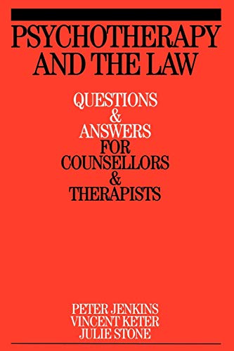 Imagen de archivo de Psychotherapy and the Law a la venta por Blackwell's