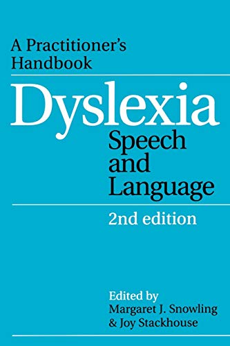 Beispielbild fr Dyslexia, Speech and Language zum Verkauf von Blackwell's