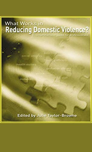 Imagen de archivo de What Works in Reducing Domestic Violence? a la venta por Best and Fastest Books