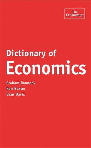 Beispielbild fr Dictionary Of Economics zum Verkauf von WeBuyBooks