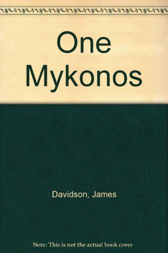 Stock image for One Mykonos Davidson, James for sale by Langdon eTraders