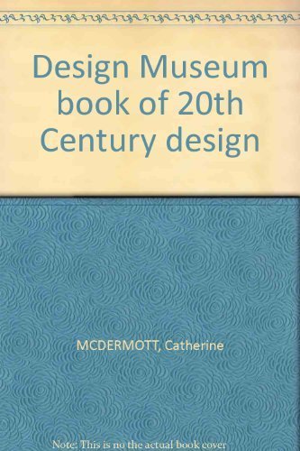 Stock image for Design Museum book of 20th Century design for sale by Better World Books