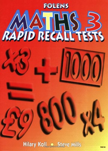 Beispielbild fr Rapid Recall: Bk. 3 (Rapid Recall for Maths) zum Verkauf von WorldofBooks