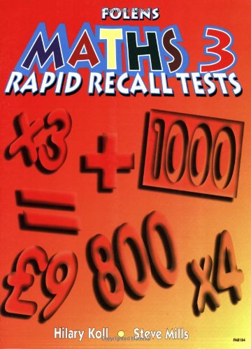 Imagen de archivo de Rapid Recall: Bk. 3 (Rapid Recall for Maths) a la venta por WorldofBooks