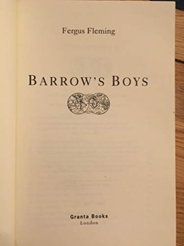 9781862071735: Barrow'S Boys
