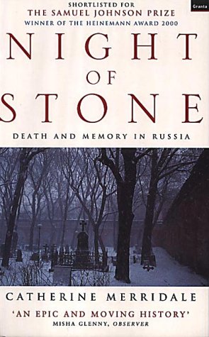 Stock image for Night of Stone. Death and Memory in Russia for sale by WorldofBooks