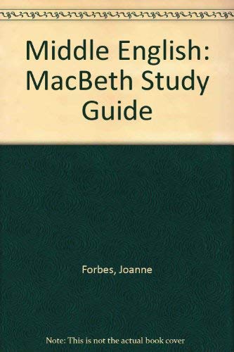 Beispielbild fr Macbeth: Study Guide (Middle English) zum Verkauf von MusicMagpie
