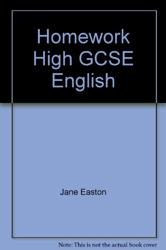 Stock image for Homework High GCSE English for sale by AwesomeBooks