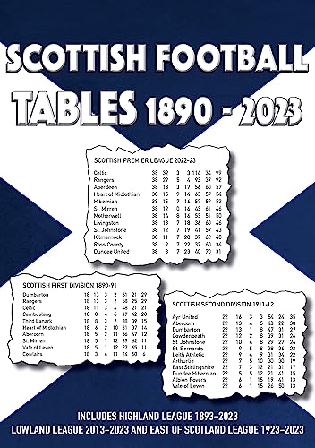 Beispielbild fr Scottish Football Tables 1890-2023 zum Verkauf von Monster Bookshop