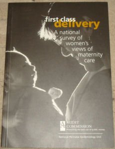 Stock image for First Class Delivery: National Survey of Women's Views (Health Studies) for sale by Goldstone Books