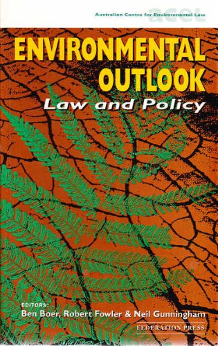 Stock image for Environmental Outlook: Law and Policy for sale by Fine Print Books (ABA)