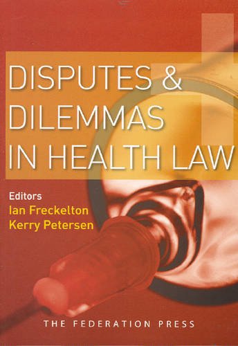 Beispielbild fr Disputes and Dilemmas in Health Law zum Verkauf von WorldofBooks
