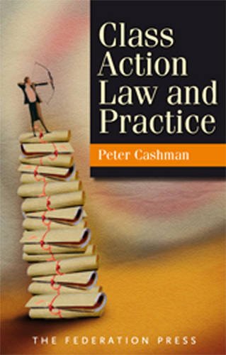 9781862876675: Class Action Law and Practice
