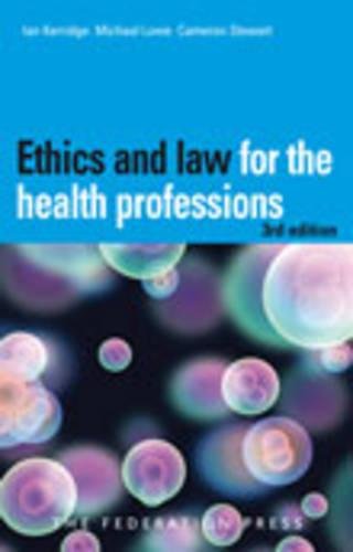 Imagen de archivo de Ethics and Law for the Health Professions a la venta por Better World Books Ltd