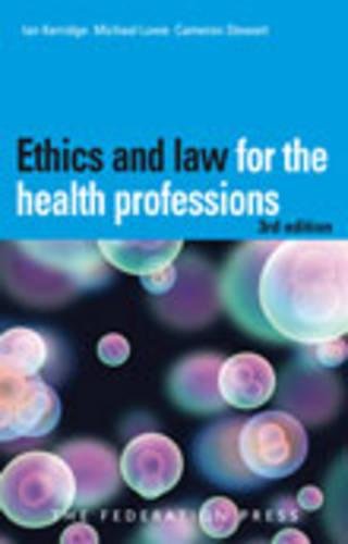 Stock image for Ethics and Law for the Health Professions for sale by AwesomeBooks