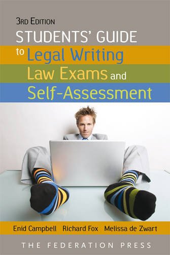 Imagen de archivo de Campbell, E: Students' Guide to Legal Writing and Law Exams a la venta por medimops