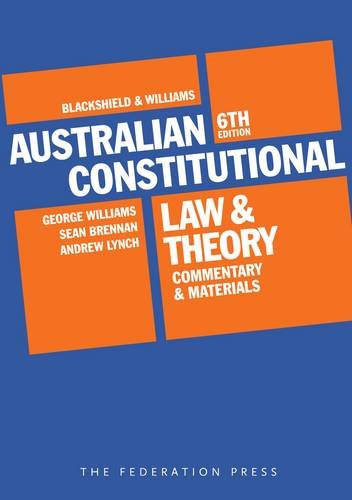 9781862879188: Australian Constitutional Law and Theory