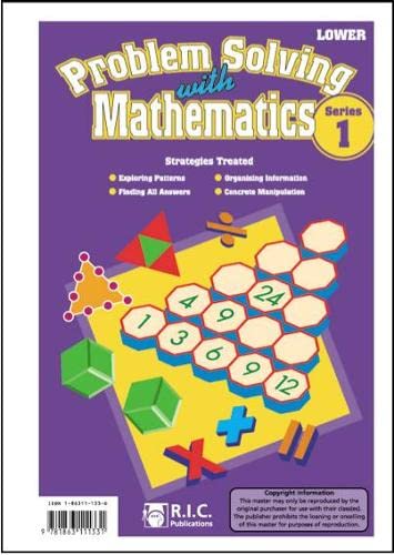 9781863111331: Problem Solving with Mathematics: Lower