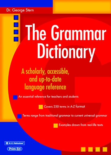 Stock image for The Grammar Dictionary for sale by WorldofBooks