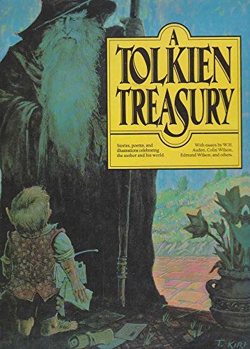 Beispielbild fr A Tolkien Treasury: Stories, Poems, and Illustrations Celebrating the Author And his World. With Essays By W H Auden, Colin Wilson, Edmund Wilson, and Others zum Verkauf von Lawrence Jones Books
