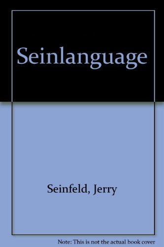 Stock image for SEINLANGUAGE for sale by Dromanabooks