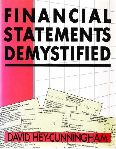 Beispielbild fr Financial Statements Demystified zum Verkauf von AwesomeBooks