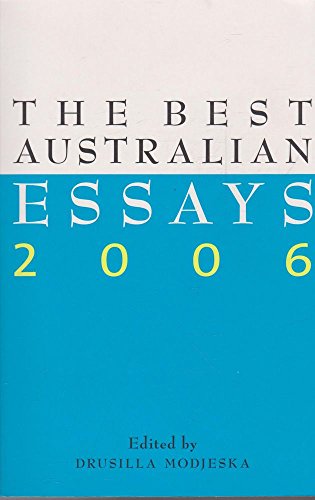 The Best Australian Essays 2006